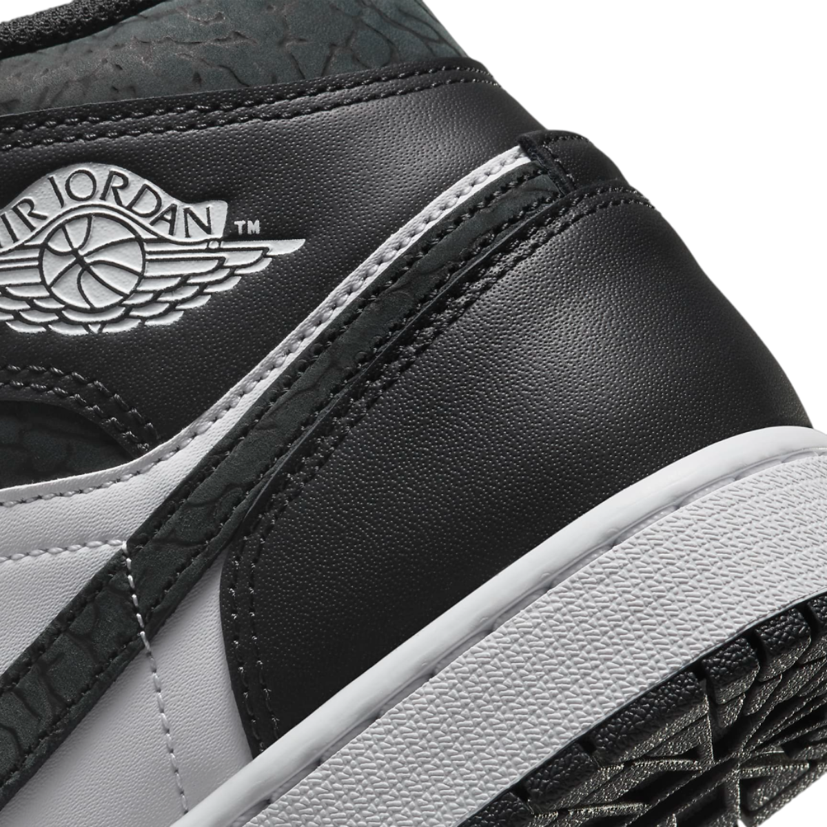 Air Jordan 1 Mid SE Black Print