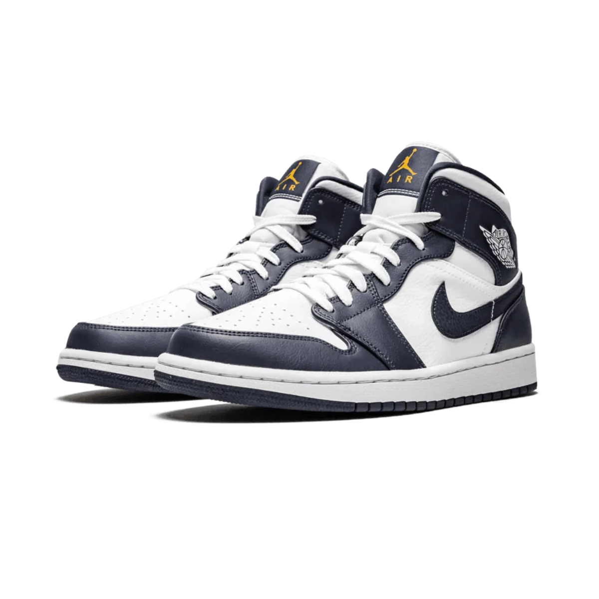 Air Jordan 1 Mid Obsidian Gold