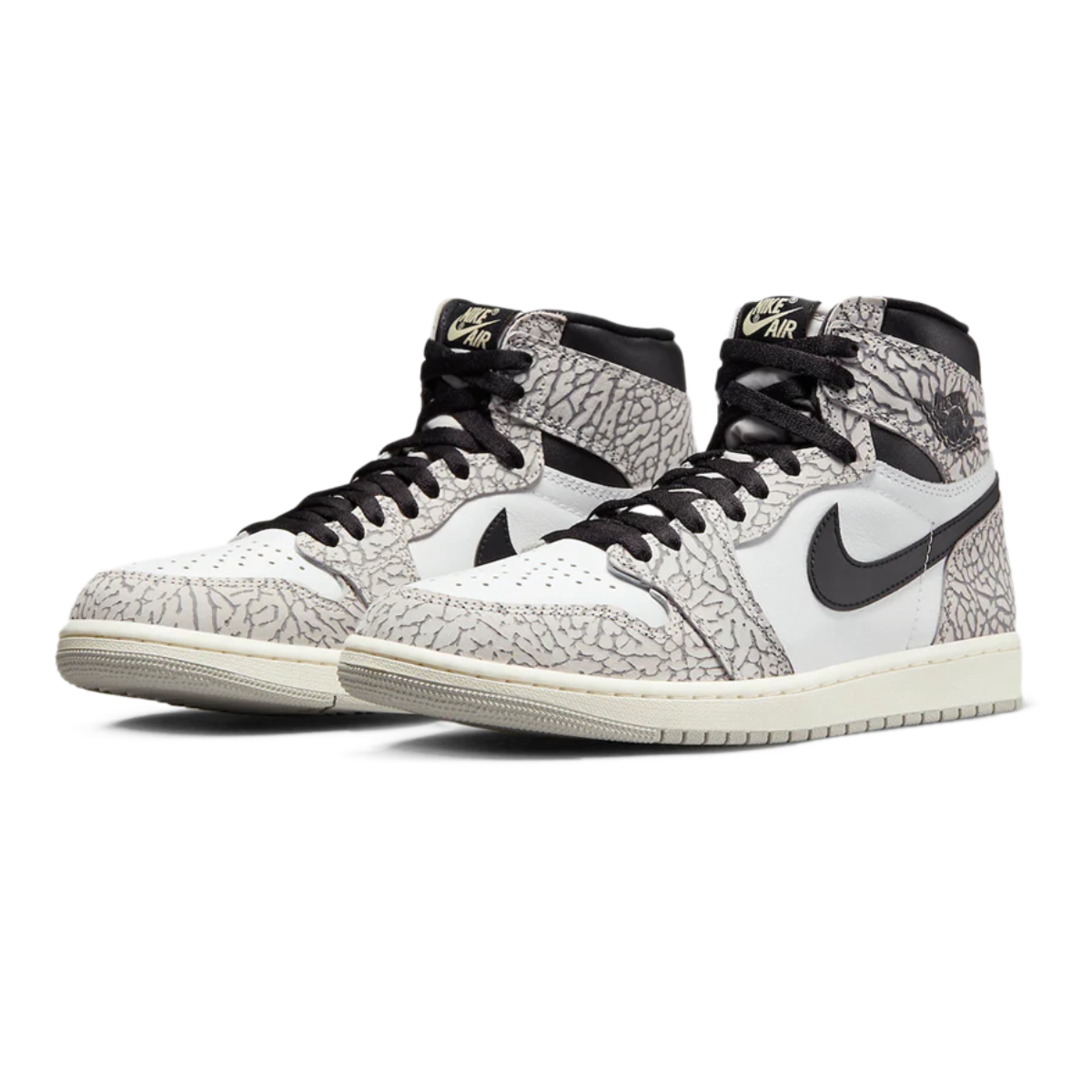 Air Jordan 1 High White Cement